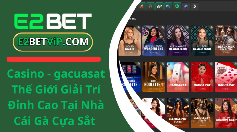 Thế Giới Giải Trí Đỉnh Cao Tại Nhà Cái Gà Cựa Sắt 